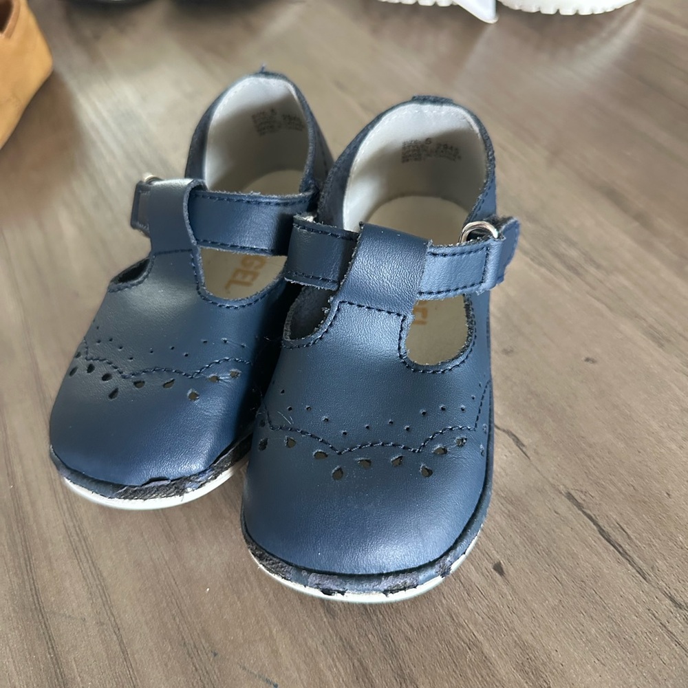 Navy Blue Angel Shoes - Picture 2 of 3